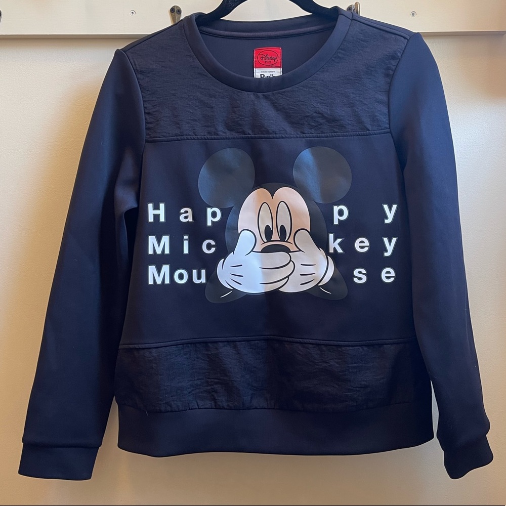 puella x disney happy mickey mouse sweatshirt
